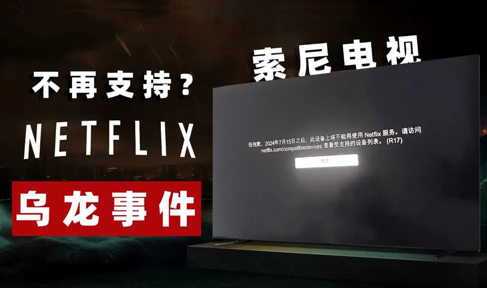 破案了兄弟们,索尼电视还是能用网飞的,整个事情就是个大乌龙!